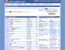 Tablet Screenshot of cross-tables.com